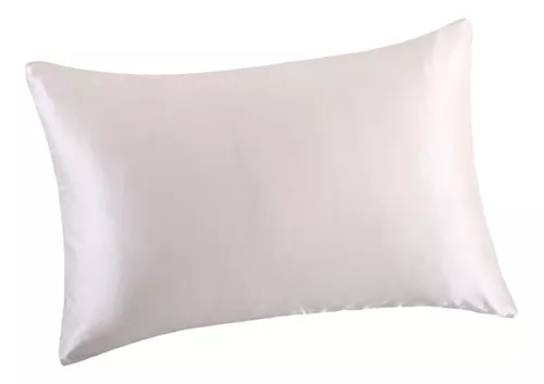 Funda de almohada de seda de morera natural para cabello y piel, tamaño  Queen, 20 x 30 pulgadas, funda de almohada con cremallera oculta, suave