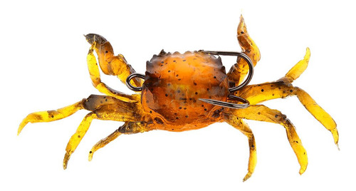 2 Piezas 3d Simulación Suave Cangrejos Cebo De Pesca