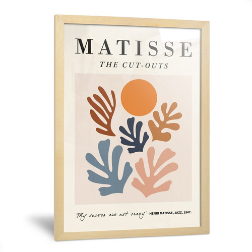 Cuadros Modernos Hojas Plantas Minimalistas Matisse 35x50cm