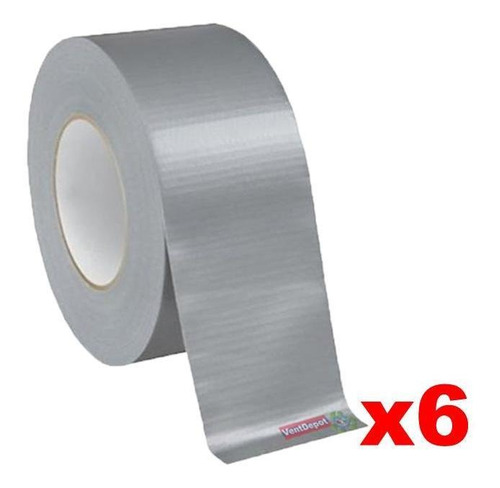 Cinta Gris Para Ductos De Aire, Mxgtp-003, 6 Pzs, 10m, Anch