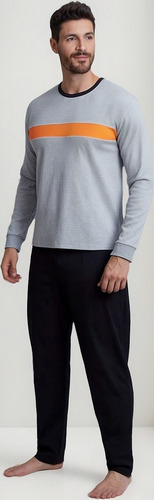 Beckil Cod.3119 Pijama Algodón Grueso Gamuza Hombre 