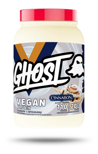 Proteina Ghost Vegan 2 Lbs 28 Serv Sabor Cinnabon Sabor cinnabon roll