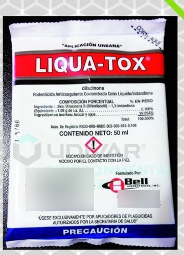 Paquete Rata 2 Liqua-tox + 1 Kilo Veneno + 2 Estaciones