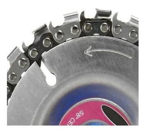 Imagem 6 de 8 de Disco Corrente De Motosserra Para Lixadeira- Esmerilhadeira