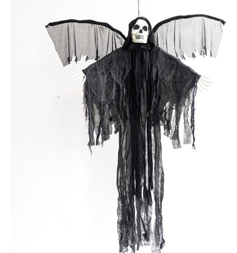 Esqueleto Colgante De Terror Eléctrico De Halloween De 150