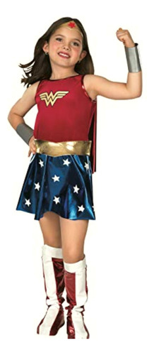 Rubie's Super Dc Heroes Wonder Woman Disfraz Para Niños,