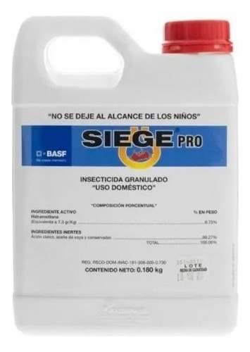 Siege Pro Insecticida Granulado Contra Hormigas 180grs