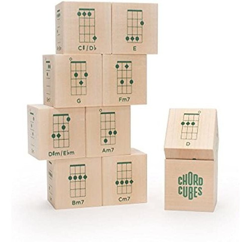 Uncle Goose Chord Cubes Ukulele Bloques - Hecho En Los Esta