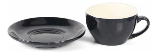 Taza Y Plato De Colores Ideal Arte Latte 290 Ml - Linea Oslo