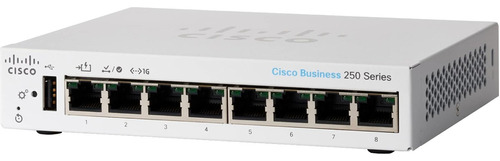 Interruptor Inteligente Cisco Business Cbs250-8t-d | 8 Puert