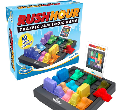 Juego Mental Thinkfun Rush Hour Traffic Jam Y Juguete Madre