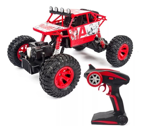 Auto 4x4 Con Control Crawler Rock Rover Todo Terreno 1:18