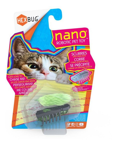 Juguete Interactivo Hexbug Nano Para Gatos