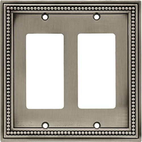 64770 Beaded Double Decorator Wall Plate / Switch Plate...