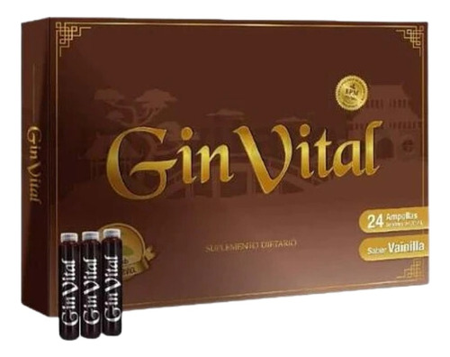 Gin Vital 24 Ampollas De 20ml - Unidad a $60000