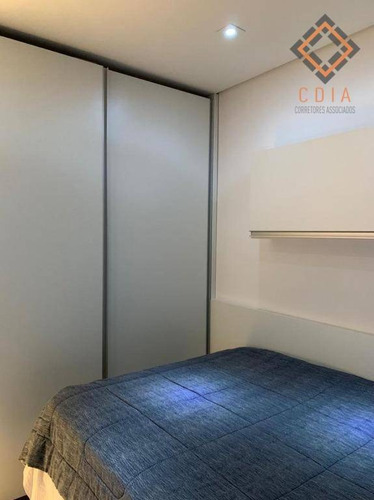 Imagem 22 de 30 de Apartamento Para Compra Com 1 Quarto, 1 Suite E 2 Vagas Localizado Em Moema Pássaros - Ap52286