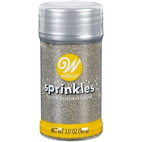 Sprinkles Plateado Azúcar Gruesa Wilton