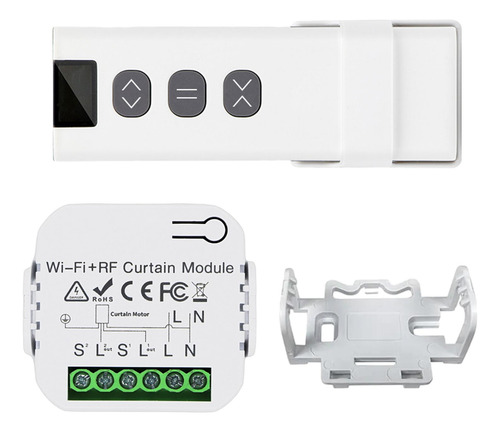 Control Remoto Del Interruptor De Cortina Wifi Rf Para