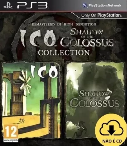 2 Em 1 - The Ico / Shadow Of The Colossus Ps3 - Jogo Digital