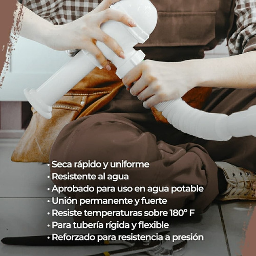 Adhesivo Pvc Pegamento Industrial 4 Oz.