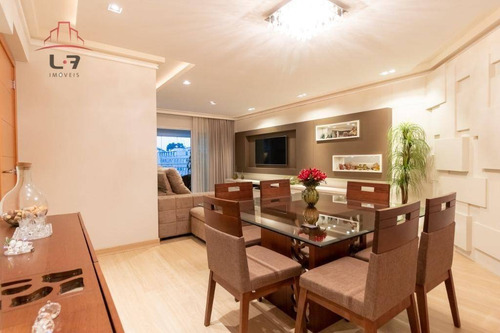 Apartamento Com 3 Dormitórios À Venda, 122 M² Por R$ 997.000,00 - Batel - Curitiba/pr - Ap0907