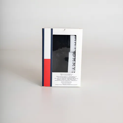 Cuecas 3un Boxer Masculinas Tommy Hilfiger Algodão Preto