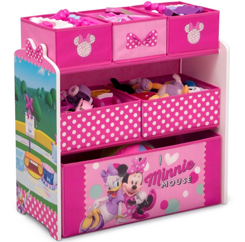 Mesa Y Sillas Minnie Mouse Juguetero Delta Envio Gratis Msi