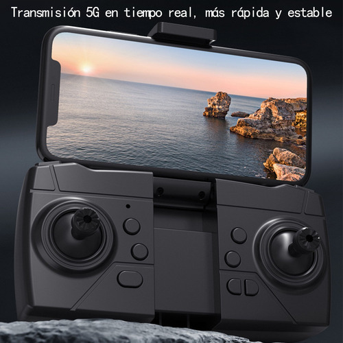 Drone C7 Con Dual Cámara 8k Negro 2.4ghz Rojo