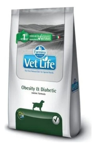 Vet Life Canine Obesity & Diabetic 2kg