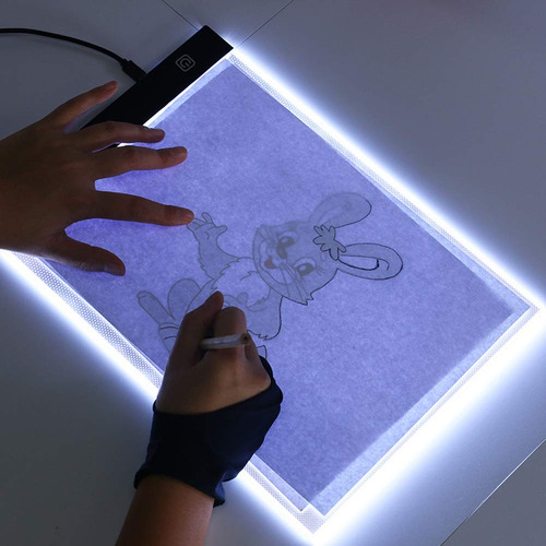 Almohadilla De Luz Trazador Dibujo Portátil A4 3-modos