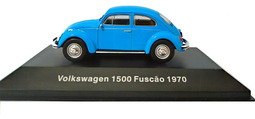 Miniatura Fusca 1500 Fuscão 1970 Coleção Volkswagen 1/43 Ixo