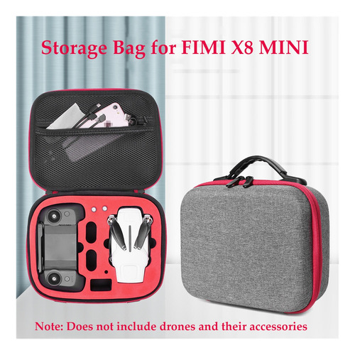 Bolsa De Transporte Prática Para Fimi X8 Mini Nylon Eva Bag
