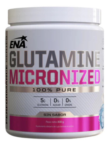 Glutamine Micronized Pure Ena Sin Sabor X 300g