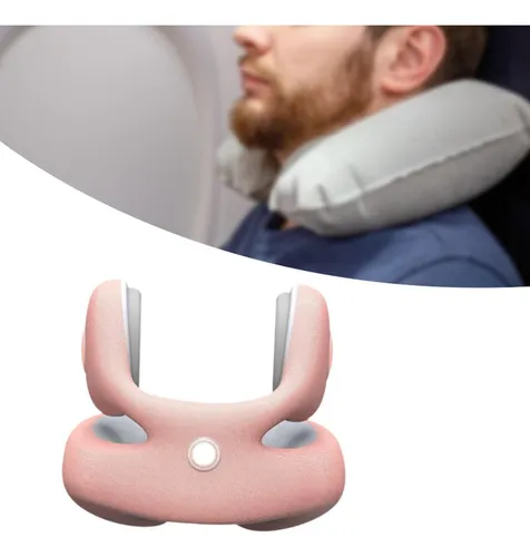 Travel Pillow Ergonomic Neck Pillow For Long Flights M Pink