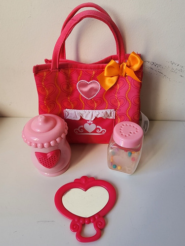 Fisher Price Set Carterita Con Accesorios Para Muñecas 