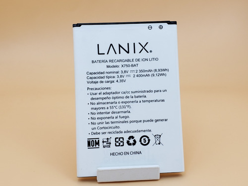 Batería Pila Mod. X750-bat Lanix X750 Original