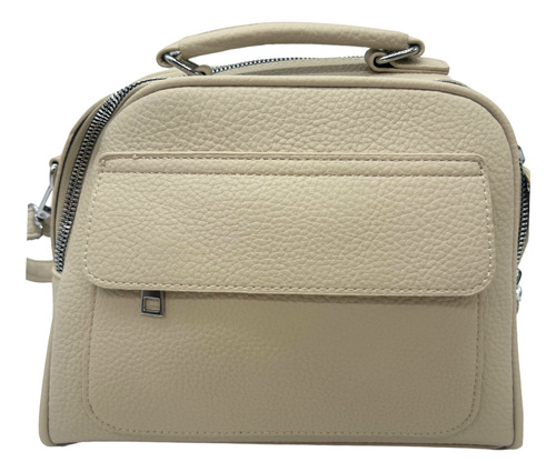 Bolsa Unibella Tipo Messenger Bag Con Crossbody Khaki Coagulado Níquel Khaki