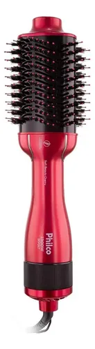 Escova Secadora de Cabelos Soft Beauty Cherry Philco Pec13 1300w 4 em 1 seca, alisa, modela e dá volume Bivolt