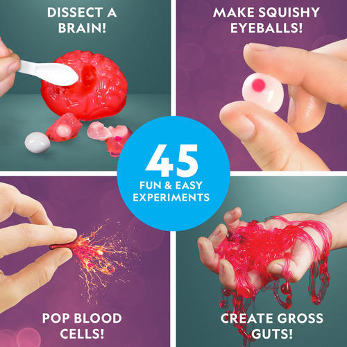 Kit Científico National Geographic Gross 45 Experimentos De