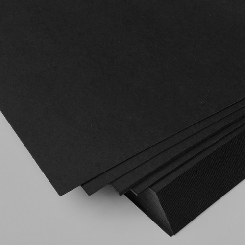 100 Folha Papel Sulfite Preto 180g A5 Tipo Color Plus Grosso