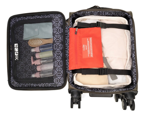 Maleta De Viaje Cloe Vocemi 20, Equipaje De Mano, Original Verde Olivo Lisa