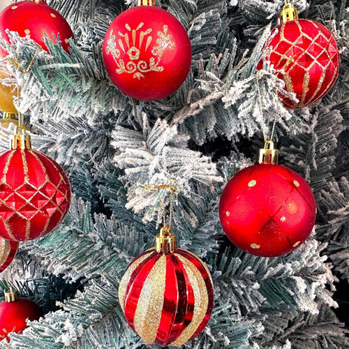 Esferas De Navidad,30 Unidades 6cm Juego De Bolas De