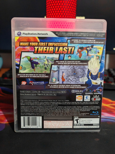 Dragón Ball Raging Blast (solo Portada Y Manual) Ps3 (Reacondicionado)