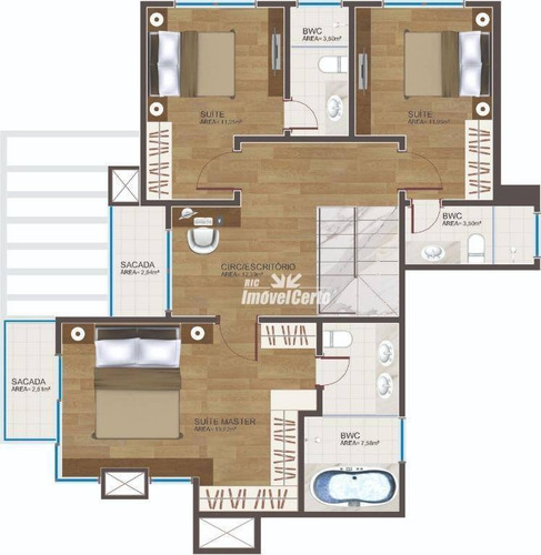 Imagem 2 de 30 de Cobertura À Venda, 177 M² Por R$ 2.108.263,00 - Jardim Botânico - Curitiba/pr - Co0020
