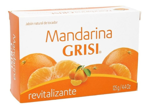 Jabón De Barra Revitalizante Grisi Mandarina 125 G