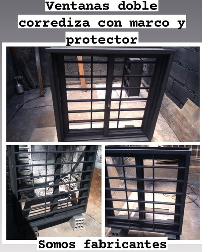 Ventanas Doble Corrediza Con Marco Y Protector