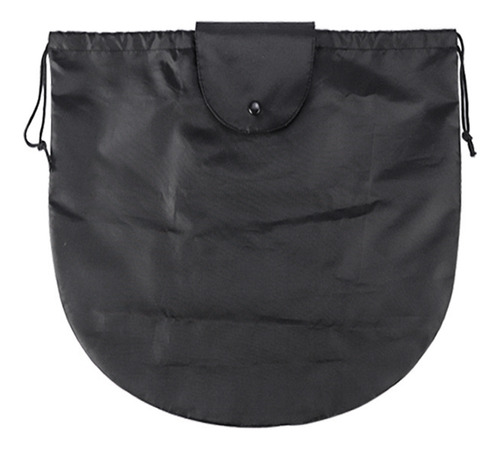 Bolsa Para Casco De Moto, Duradera, De Nailon Negro, Con Cor