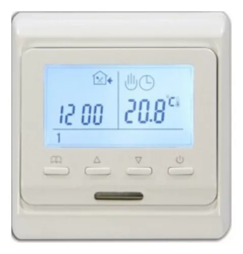 Termostato programable, Termostato de calefacción por suelo radiante AC220V  Termostato LCD Termostato de calefacción por suelo radiante Respuesta  rápida Jadeshay A