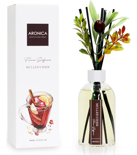 Difusor De Caña De Flores De Arónica, Aroma De Sidra Calient