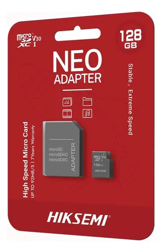Memoria Micro Sd 128gb Hiksemi Neo Adapter Hs-tf-c1 + Adapt.